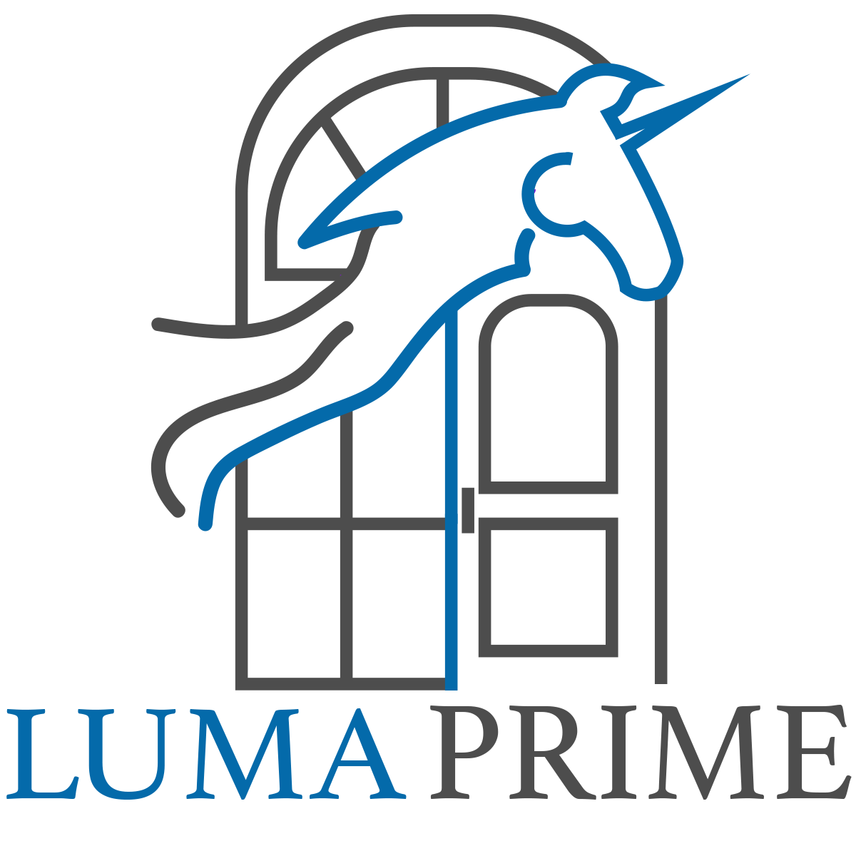 Luma Prime logo design